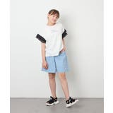 [110-160]【WEB限定】ドットチュール袖Tシャツ | a.v.v【KIDS】 | 詳細画像41 