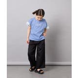 [110-160]【WEB限定】ドットチュール袖Tシャツ | a.v.v【KIDS】 | 詳細画像6 