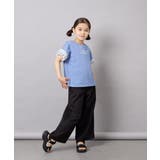 [110-160]【WEB限定】ドットチュール袖Tシャツ | a.v.v【KIDS】 | 詳細画像8 