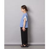 [110-160]【WEB限定】ドットチュール袖Tシャツ | a.v.v【KIDS】 | 詳細画像9 