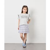 [120-160]【WEB限定】リボンロゴプリントTシャツ | a.v.v【KIDS】 | 詳細画像18 