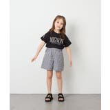[120-160]【WEB限定】リボンロゴプリントTシャツ | a.v.v【KIDS】 | 詳細画像32 