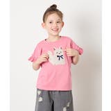 ピンク | [110-150]【接触冷感/綿100％】モチーフアソートTシャツ | a.v.v【KIDS】