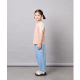 [110-160]【WEB限定】シアーギンガムスリーブTシャツ | a.v.v【KIDS】 | 詳細画像10 