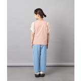 [110-160]【WEB限定】シアーギンガムスリーブTシャツ | a.v.v【KIDS】 | 詳細画像11 