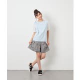 [110-160]【WEB限定】シアーギンガムスリーブTシャツ | a.v.v【KIDS】 | 詳細画像26 