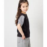 [110-160]【WEB限定】シアーギンガムスリーブTシャツ | a.v.v【KIDS】 | 詳細画像33 