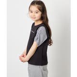 [110-160]【WEB限定】シアーギンガムスリーブTシャツ | a.v.v【KIDS】 | 詳細画像35 