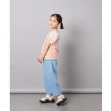 [110-160]【WEB限定】シアーギンガムスリーブTシャツ | a.v.v【KIDS】 | 詳細画像7 