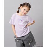 [110-140]【数量限定】[シナモロール＆クロミ]スパンコールTシャツ | a.v.v【KIDS】 | 詳細画像25 