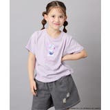 ラベンダー | [110-140]【数量限定】[シナモロール＆クロミ]スパンコールTシャツ | a.v.v【KIDS】