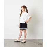 [120-160]アシメ肩シアーTシャツ | a.v.v【KIDS】 | 詳細画像20 