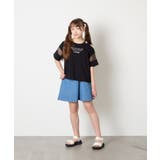 [120-160]アシメ肩シアーTシャツ | a.v.v【KIDS】 | 詳細画像33 