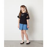 [120-160]アシメ肩シアーTシャツ | a.v.v【KIDS】 | 詳細画像36 