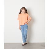 [120-160]アシメ肩シアーTシャツ | a.v.v【KIDS】 | 詳細画像8 