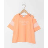 [120-160]アシメ肩シアーTシャツ | a.v.v【KIDS】 | 詳細画像9 