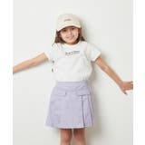 [100-130]ロゴ刺繍Ｔシャツ | a.v.v【KIDS】 | 詳細画像16 