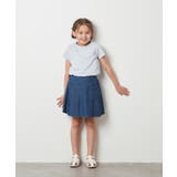 [100-130]ロゴ刺繍Ｔシャツ | a.v.v【KIDS】 | 詳細画像19 