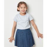 [100-130]ロゴ刺繍Ｔシャツ | a.v.v【KIDS】 | 詳細画像23 