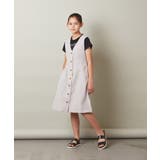 [100-130]ロゴ刺繍Ｔシャツ | a.v.v【KIDS】 | 詳細画像8 