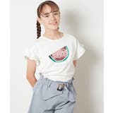 [160]袖フリルスパンコールＴシャツ | a.v.v【KIDS】 | 詳細画像18 