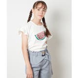 [160]袖フリルスパンコールＴシャツ | a.v.v【KIDS】 | 詳細画像19 