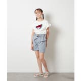 [160]袖フリルスパンコールＴシャツ | a.v.v【KIDS】 | 詳細画像22 