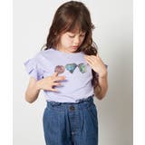 [160]袖フリルスパンコールＴシャツ | a.v.v【KIDS】 | 詳細画像8 