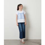 [100-130]シアーキャミドッキングＴシャツ | a.v.v【KIDS】 | 詳細画像11 
