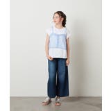 [100-130]シアーキャミドッキングＴシャツ | a.v.v【KIDS】 | 詳細画像14 