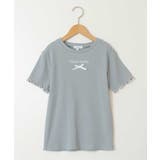 ロゴ刺繍入りプチリボンカットソー | a.v.v【KIDS】 | 詳細画像2 