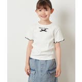 ロゴ刺繍入りプチリボンカットソー | a.v.v【KIDS】 | 詳細画像9 