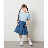 [100-130]異素材フリルスリーブカットソー | a.v.v【KIDS】 | 詳細画像5 