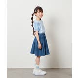 [100-130]異素材フリルスリーブカットソー | a.v.v【KIDS】 | 詳細画像8 