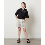 [100-130]ハーフジッププルオーバーTシャツ | a.v.v【KIDS】 | 詳細画像17 