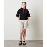 [100-130]ハーフジッププルオーバーTシャツ | a.v.v【KIDS】 | 詳細画像20 