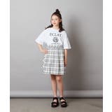 [140-150]エンブレム刺繍オーバーシルエットＴシャツ | a.v.v【KIDS】 | 詳細画像17 