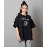 [140-150]エンブレム刺繍オーバーシルエットＴシャツ | a.v.v【KIDS】 | 詳細画像23 