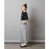 [140-150]エンブレム刺繍オーバーシルエットＴシャツ | a.v.v【KIDS】 | 詳細画像32 