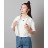 ホワイト | 【ジュニア】[160]ロゴ刺繍タンクトップ | a.v.v【KIDS】