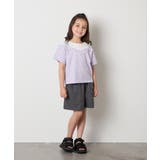 【接触冷感/ジメジメ対策】[100-160]バックル付きイレイヤード風Ｔシャツ | a.v.v【KIDS】 | 詳細画像12 