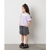 【接触冷感/ジメジメ対策】[100-160]バックル付きイレイヤード風Ｔシャツ | a.v.v【KIDS】 | 詳細画像15 