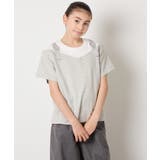 【接触冷感/ジメジメ対策】[100-160]バックル付きイレイヤード風Ｔシャツ | a.v.v【KIDS】 | 詳細画像18 