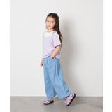【接触冷感/ジメジメ対策】[100-160]バックル付きイレイヤード風Ｔシャツ | a.v.v【KIDS】 | 詳細画像5 