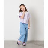 【接触冷感/ジメジメ対策】[100-160]バックル付きイレイヤード風Ｔシャツ | a.v.v【KIDS】 | 詳細画像8 