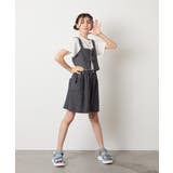【接触冷感/ジメジメ対策】[120-160]デニムビスチェセット | a.v.v【KIDS】 | 詳細画像26 