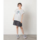 【接触冷感/ジメジメ対策】[100-150]スパンコールモチーフＴシャツ | a.v.v【KIDS】 | 詳細画像16 