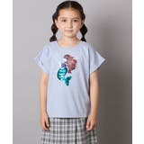 【接触冷感/ジメジメ対策】[100-150]スパンコールモチーフＴシャツ | a.v.v【KIDS】 | 詳細画像20 