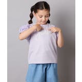 【接触冷感/ジメジメ対策】[120-160]パフスリーブロゴトップス | a.v.v【KIDS】 | 詳細画像15 