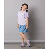 【接触冷感/ジメジメ対策】[120-160]パフスリーブロゴトップス | a.v.v【KIDS】 | 詳細画像17 